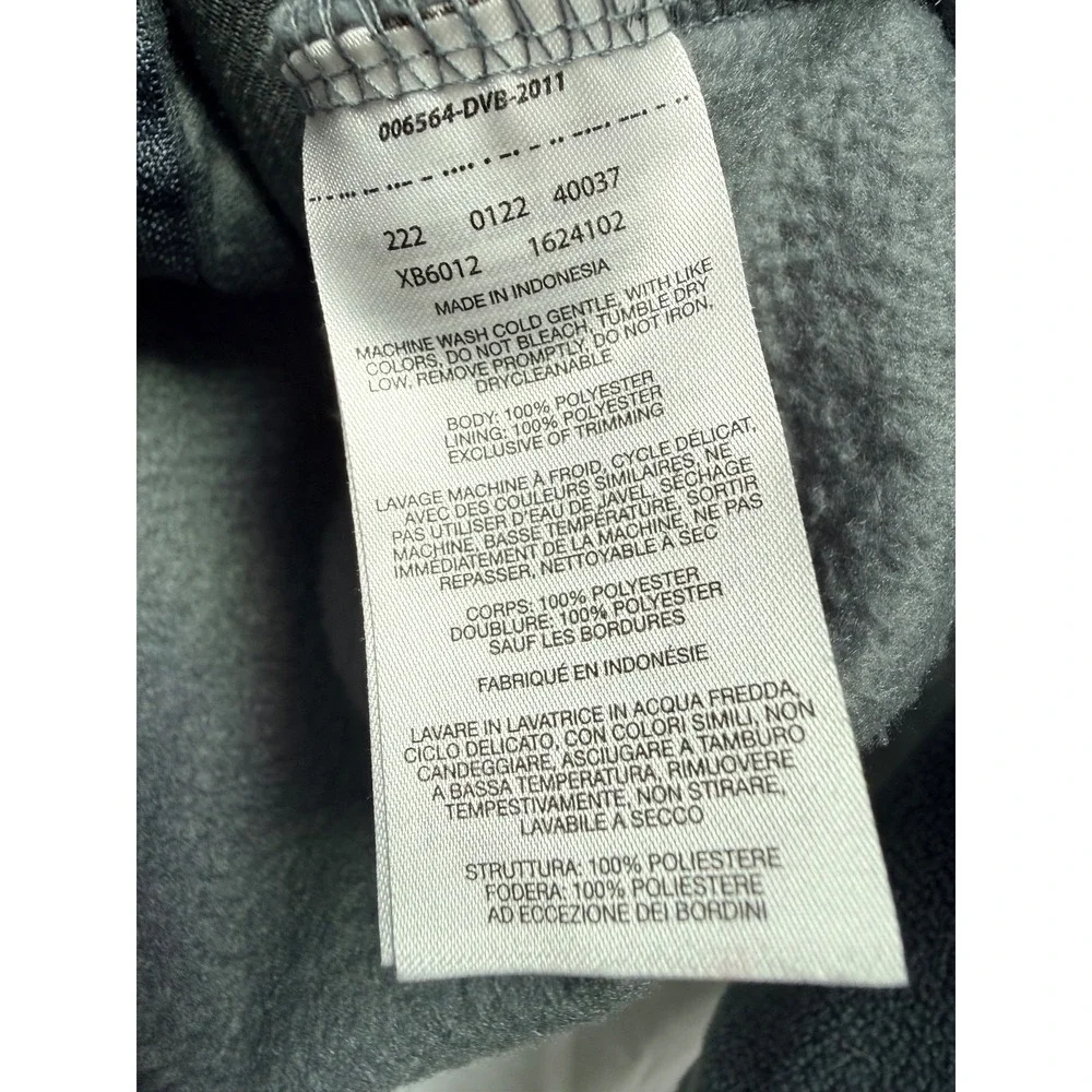 Columbia Boys Steens Mountain Fleece Jacket Grey Size Medium 10/12 Full Zip Cozy